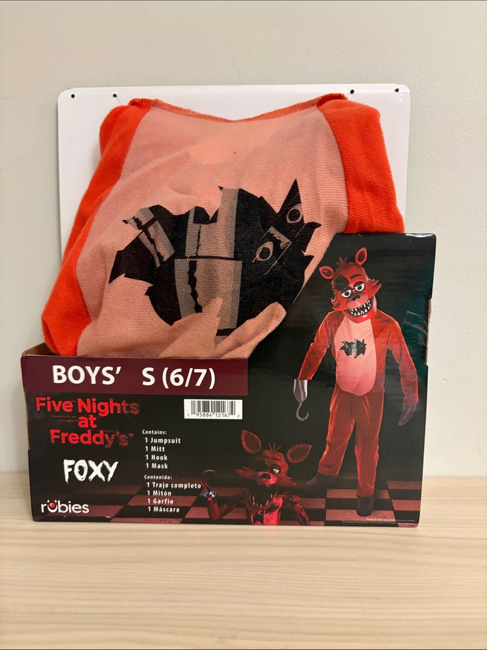 Five Nights of Freddy New! Foxy kids Halloween Costume size S 6/7